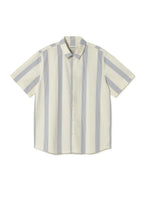 Chemise En Popeline Rayée Bleue Tom