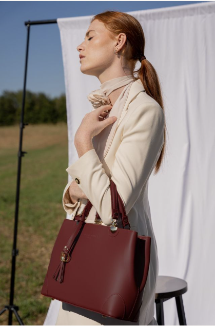 Bolso de Mano Armel - Burdeos