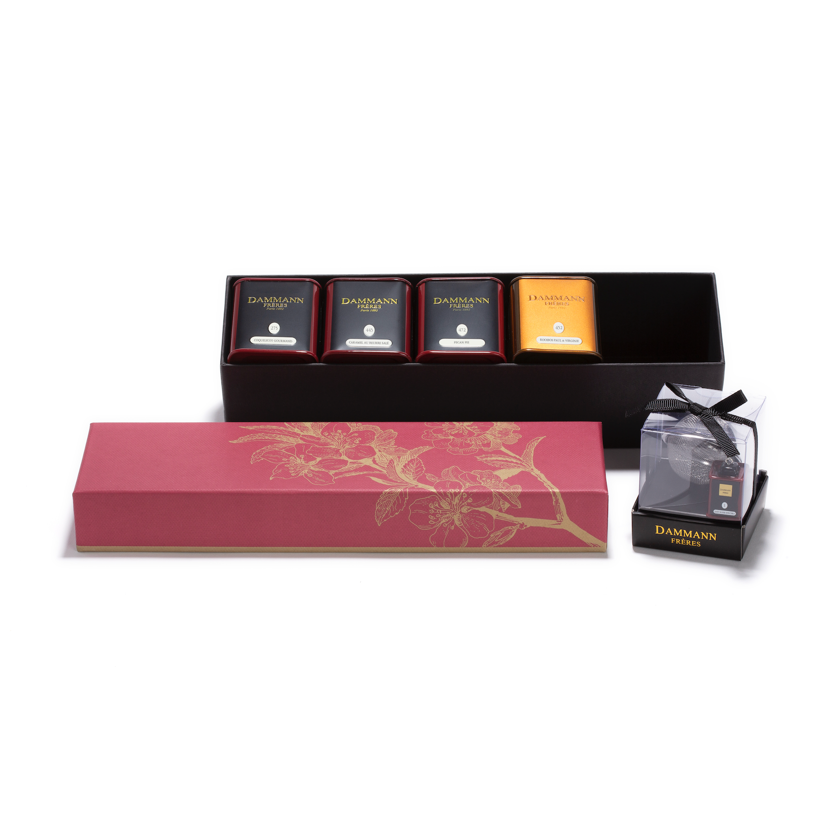 Estuche Exquis Rojo 4 Cajas - 30G + Infusor