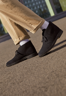 Bota safari - Ante negro - Hombre
