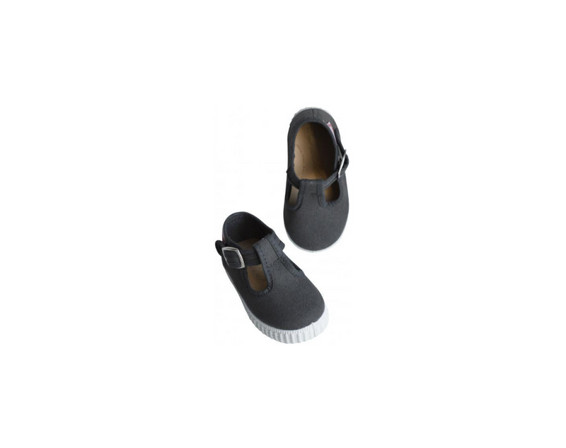 Chaussures Sandales En Toiles Salomé Bebe - Gris Foncé - Mixte