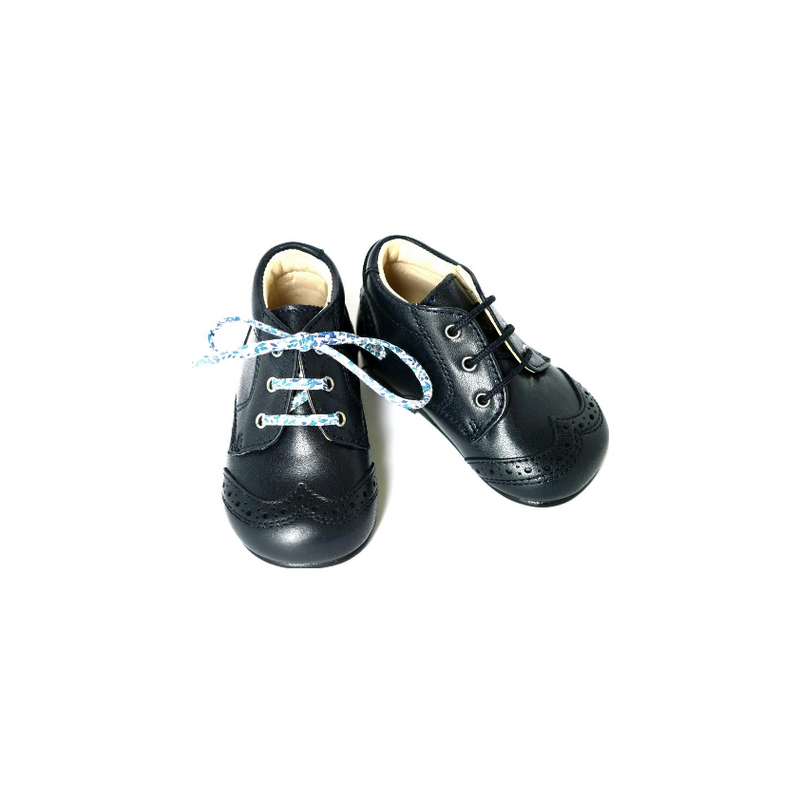Adonis Golf Toe Booties - Navy Leather - Unisex