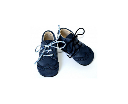 Adonis Golf Toe Booties Shoes - Navy Blue Nubuck - Unisex