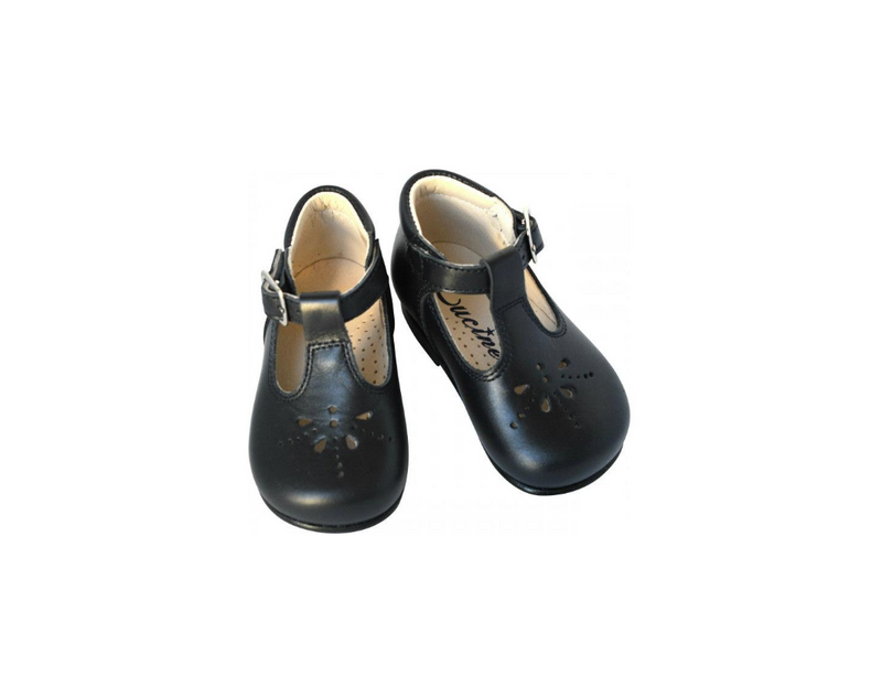Chaussures Bottillons Salomé Bébé À Boucle Aloïs - Cuir Marine - Mixte