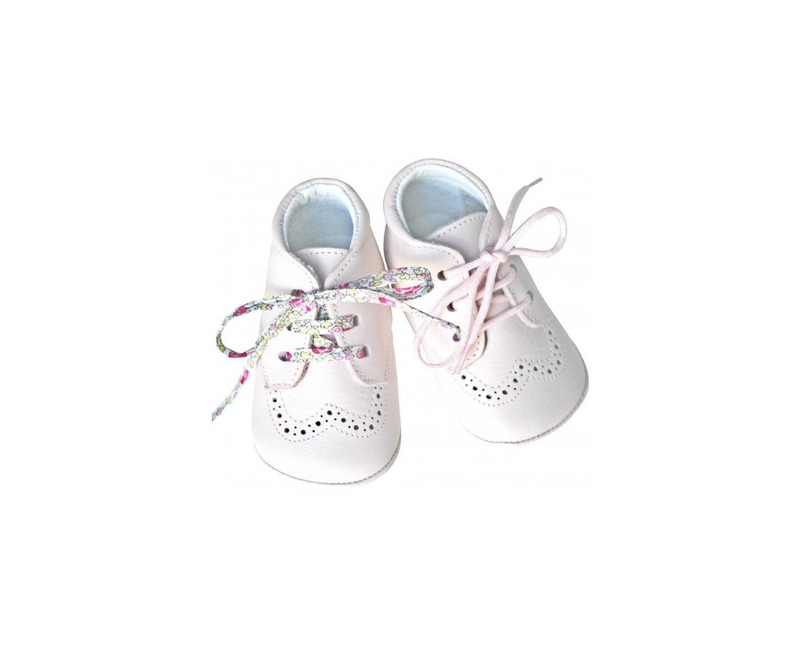 Mini-Adonis Soft Non-Slip Baby Slippers - Pale Pink Leather - Girl