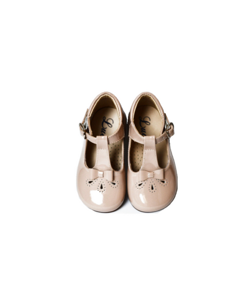 Chaussures Bottillons Salomés Zélie - Vernis Rose Nude - Fille