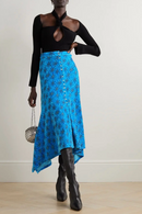 Long Skirt - Blue Splash