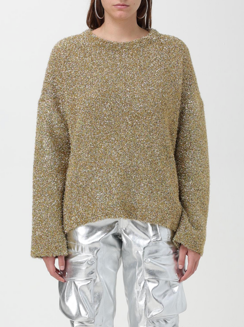 Knitted Sweater - Gold - Women
