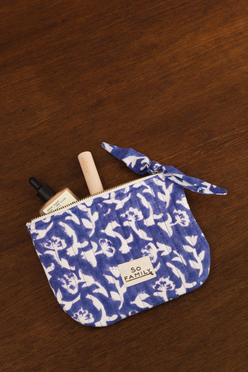 Petite Pochette Mumbai Saphir