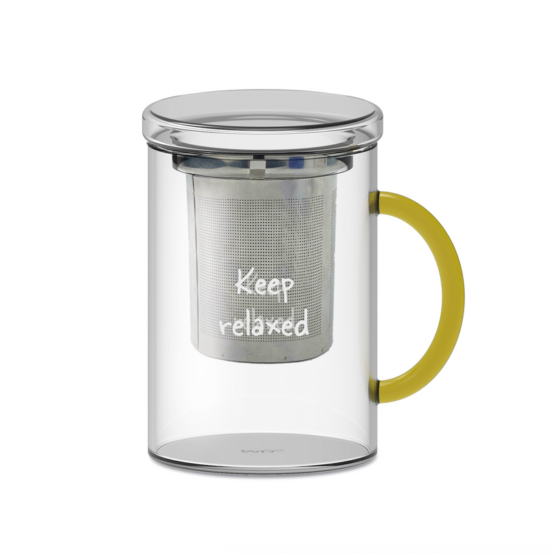 Borosilicate Glass Tea Maker With Stainless Steel Filter
