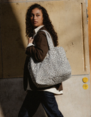 Célestins Le Sac 24 Heures - Polycoton Recyclé Léopard Gris