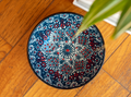 Saladier En Céramique Avec Décoration En Relief Faite À La Main, Ø 20 Cm - Bleu