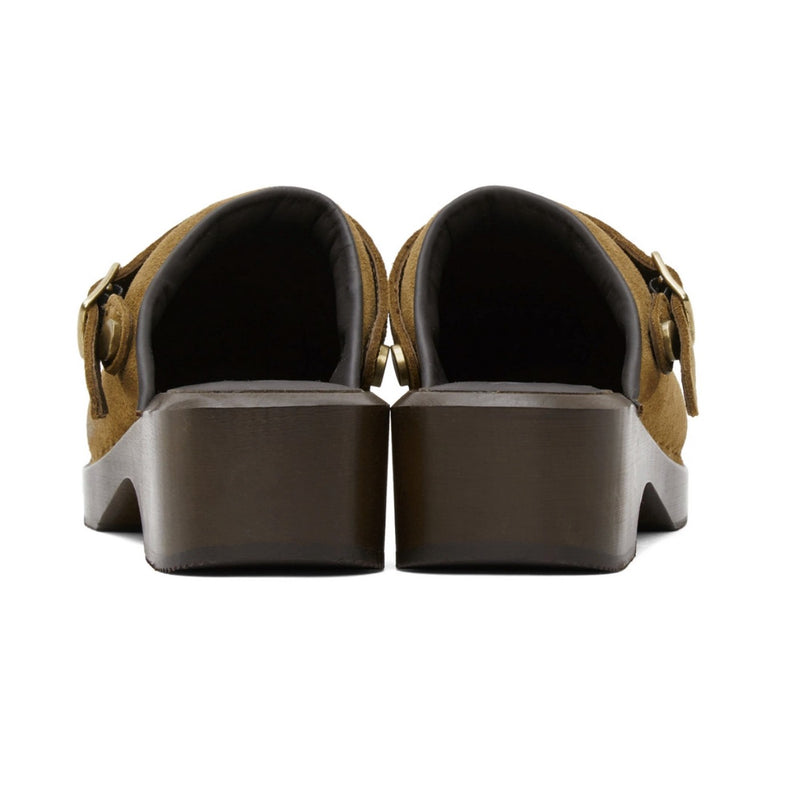 Sabots 70S Classic - Tan Olive Suede