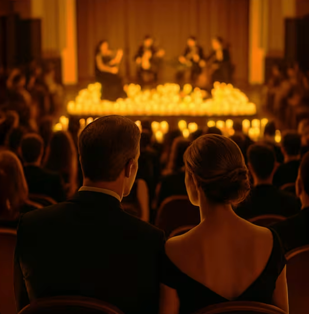 Carte Cadeau - Concert Candlelight - De Mozart à Chopin - 2 Personnes - Catégorie D