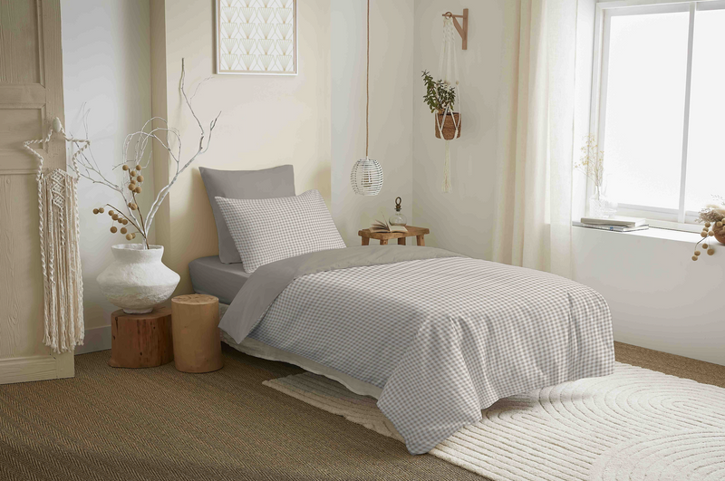 Pack Housse De Couette - 100% Coton - Gabrielle Naturel