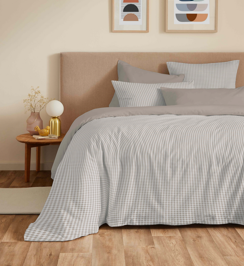 Pack Housse De Couette - 100% Coton - Gabrielle Naturel