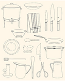 Cuisines : Carnet De Coloriage - Zoé De Las Cases