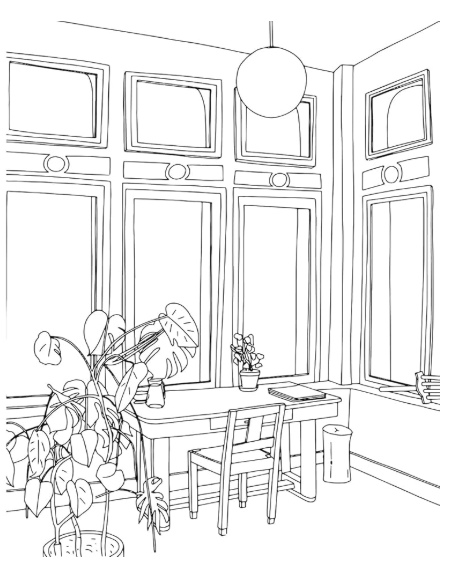 Hôtels : Carnet De Coloriage - Zoé De Las Cases