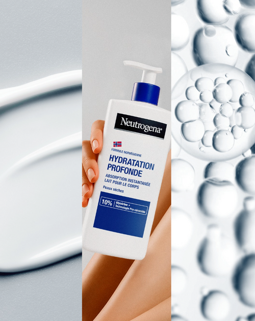 Neutrogena® - Hydratation Profonde 72H Lait Corps - Flacon-Pompe 400Ml