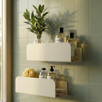 Lot De 2 Étagères De Douche - Le Ressourçant - Crème