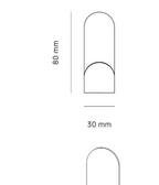 Set Of 3 Coat Hooks - The Evil One - Terracotta
