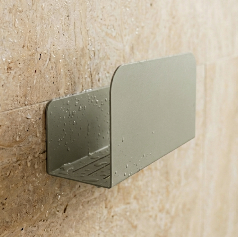 Lot De 2 Étagères De Douche Ressourçant - Vert