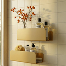 Lot De 2 Étagères De Douche Ressourçant - Ocre