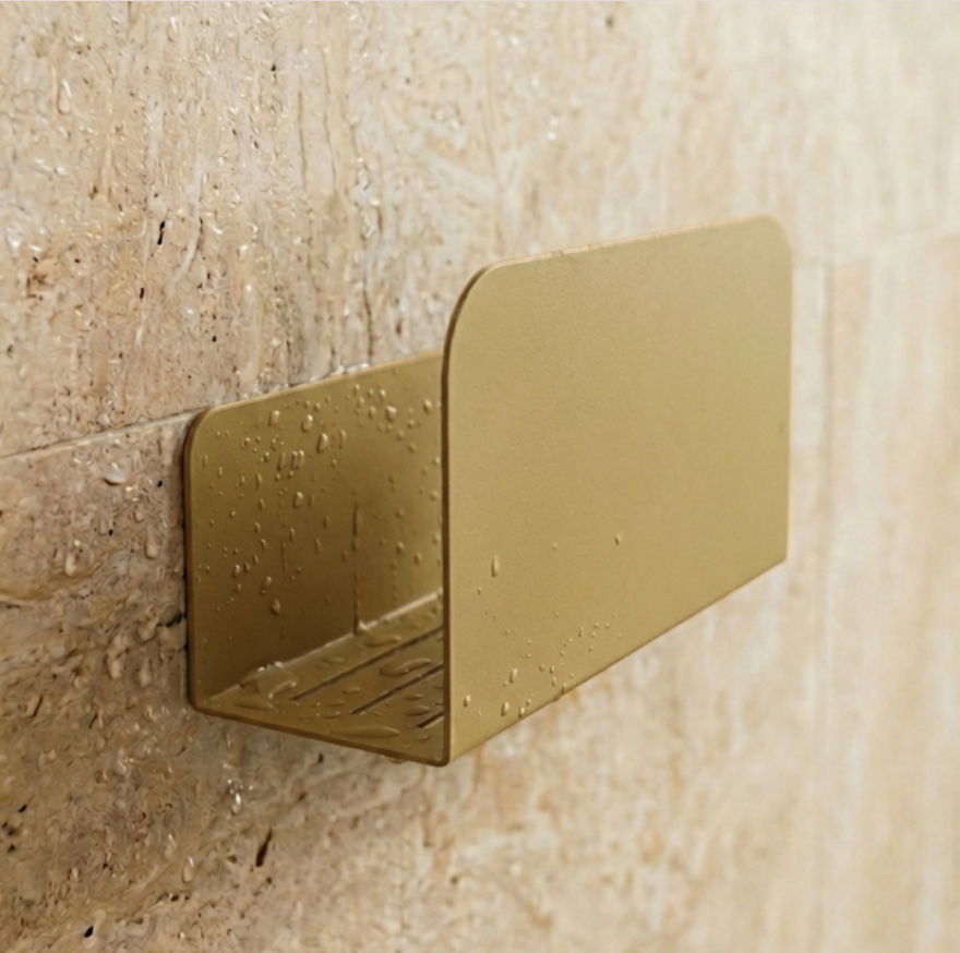 Lot De 2 Étagères De Douche - Le Ressourçant - Ocre