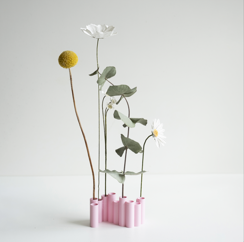 Dried Flower Vase - Pink