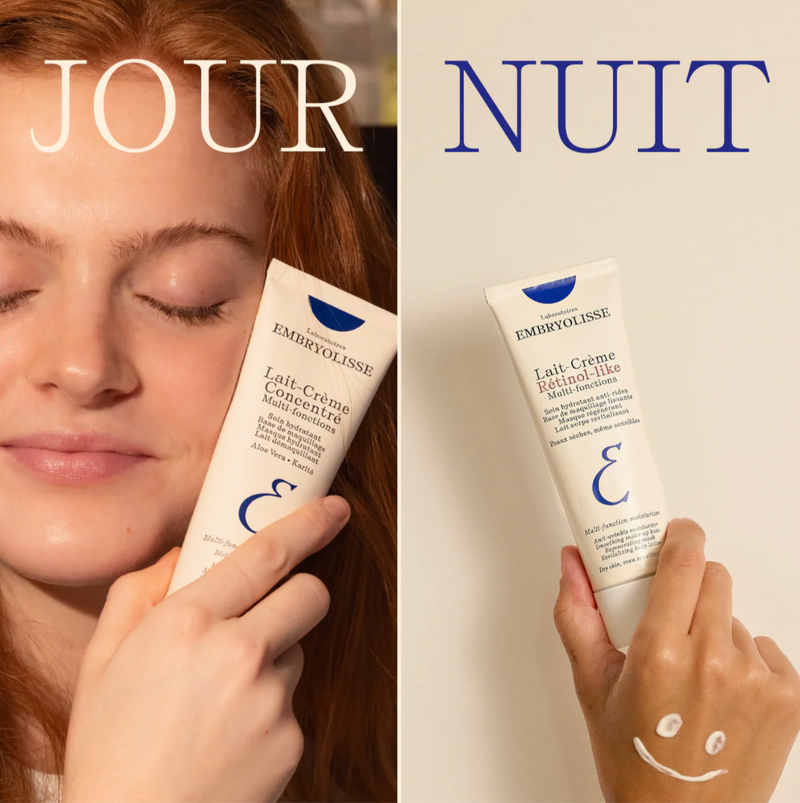 Rutina Hidratante Multifunción Día/Noche (Leche-Crema Concentrada + Leche-Crema Tipo Retinol)
