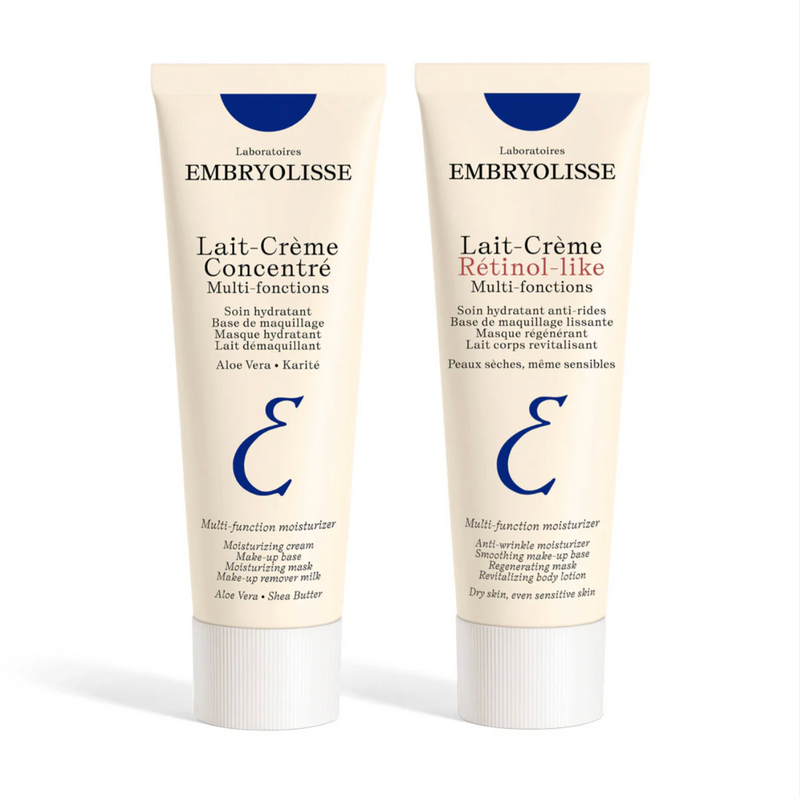 Rutina Hidratante Multifunción Día/Noche (Leche-Crema Concentrada + Leche-Crema Tipo Retinol)