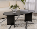Iris - Table Basse Ovale - Chêne Noir