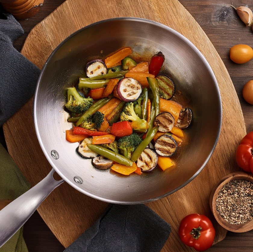 Gourmet - Stainless Steel Wok - 28cm