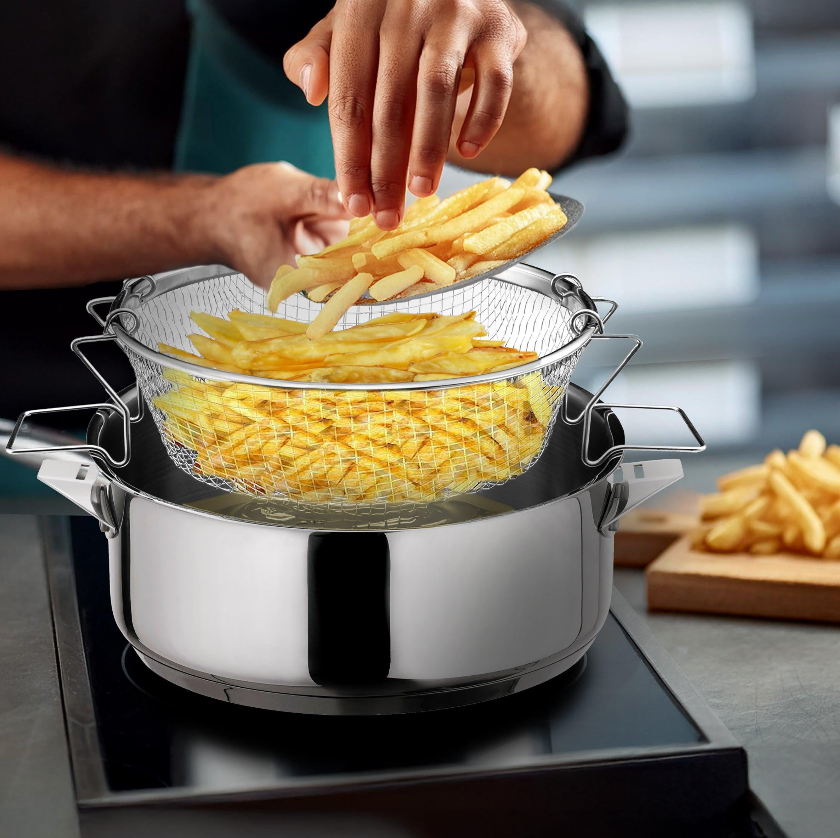 Universel - Panier De Cuisson Friture Et Eau