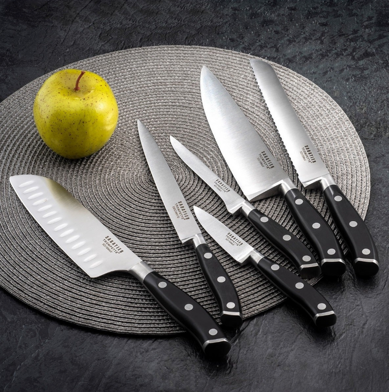 Vulcano - Couteau De Chef - Noir