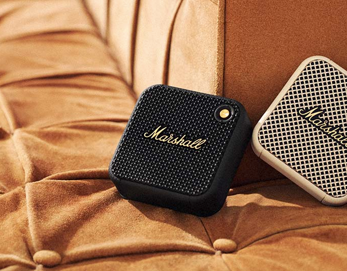 Portable Speaker - Willen II - Black & Brass