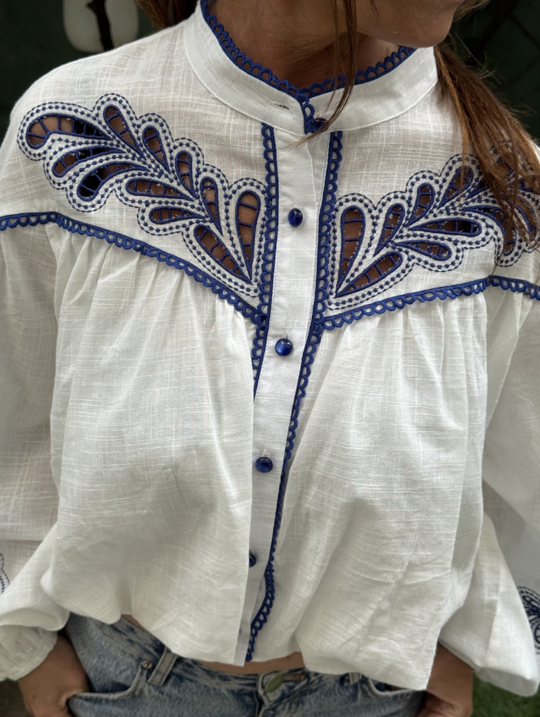 Cropped Ava Blouse