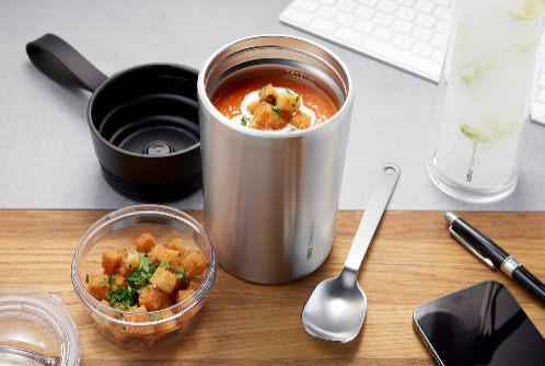 Companion - Thermal Lunch Pot - Black/Silver