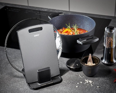 Caddy - Multipurpose Kitchen Storage Rack - Black/Silver