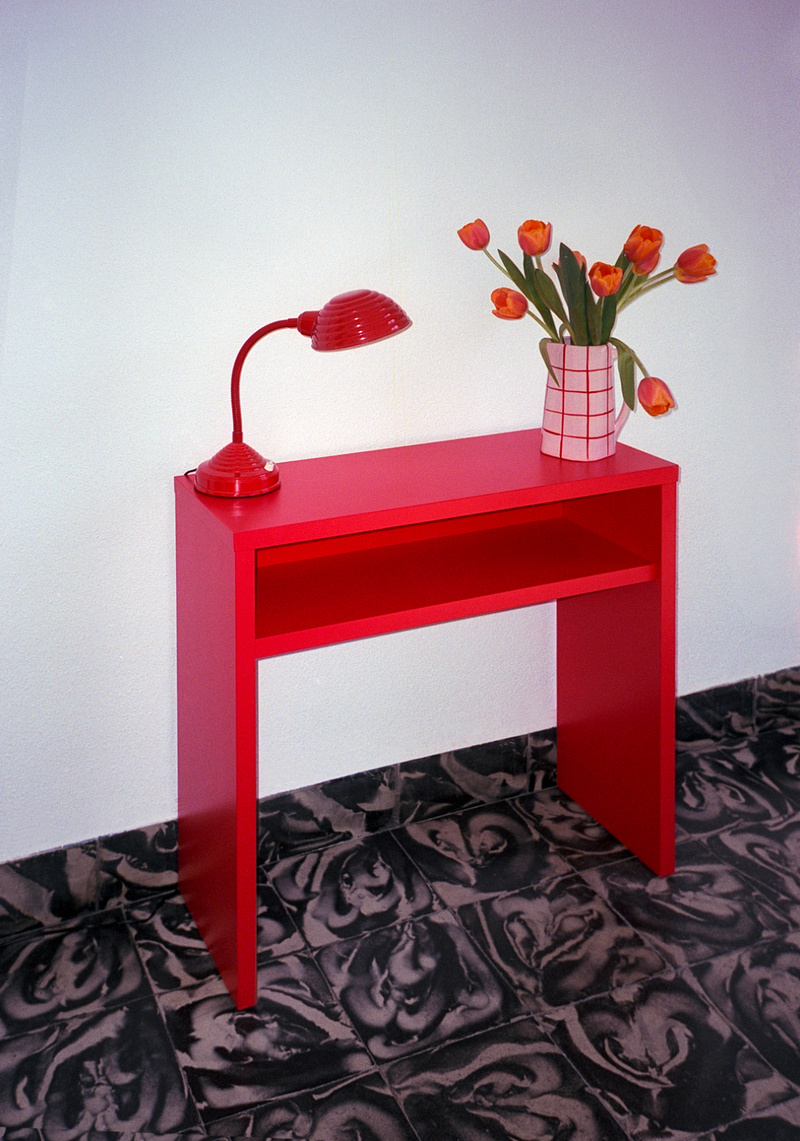 Console Geraldine Laminée "Flame"