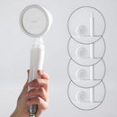 Pommeau de Douche Filtrant Blanc + 4 Filtres (8 Mois de Filtration)