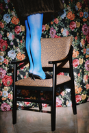 Chaise avec Accoudoirs Etienne Bois de Hêtre "Leopard"