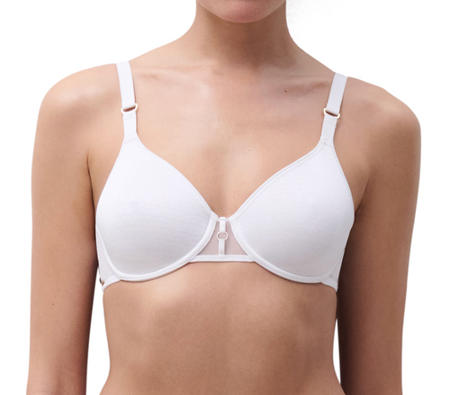 Monogram Bra - White