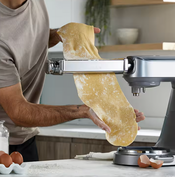 XL Pasta Rolling Machine - Pastry Robot Accessory - 22 cm - Stainless Steel