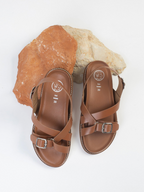 Sandalias Ampaza - Camel