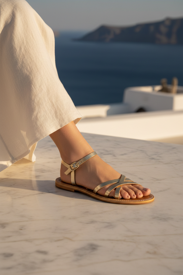 Nemira Sandals - Dark Gold
