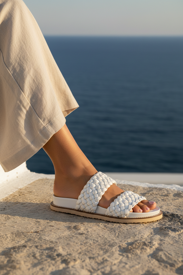 Lois Sandals - White