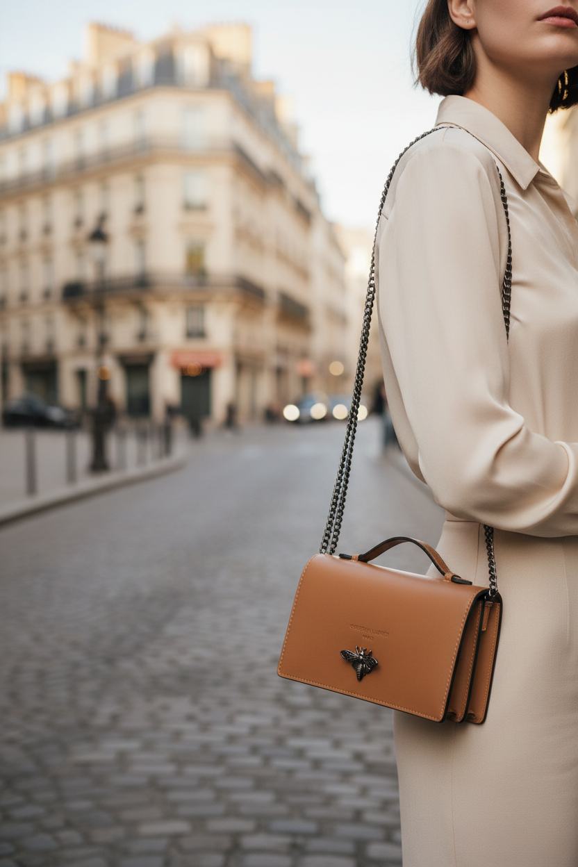 Sac À Bandoulière Stacy - Camel