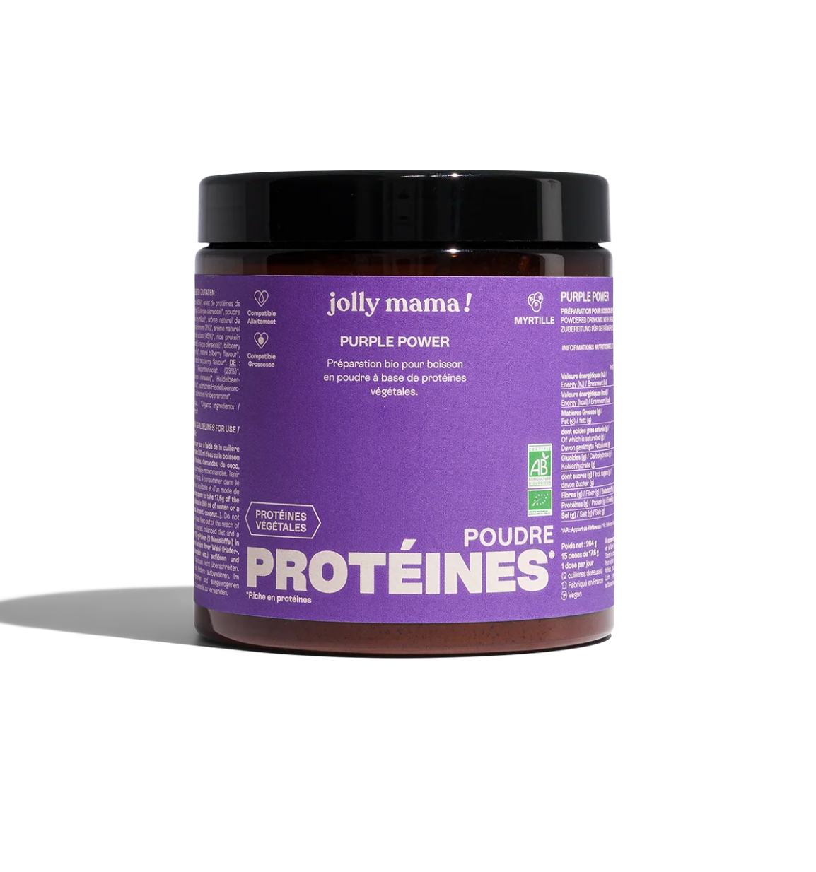 Purple Power - Organic Vegan Blueberry Protein Powder