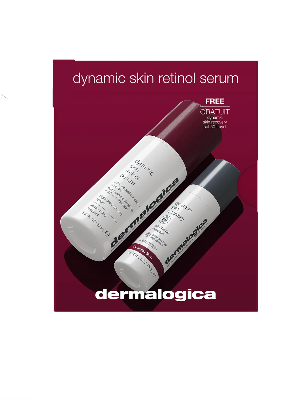 Dynamic Defense Retinol 3.5% Duo Gift Set | Free Dynamic Skin Recovery SPF 50